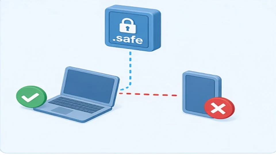 客户在授权电脑查看safe检测报告而额外设备被拒绝的示意图
