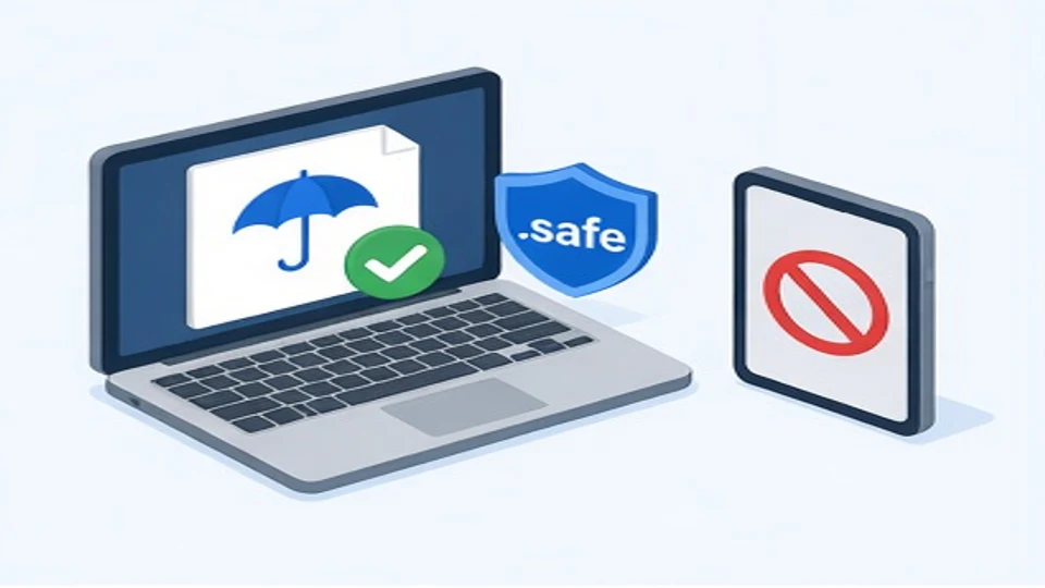 授权客户可查看safe保险方案而额外未授权设备被拒绝的示意图