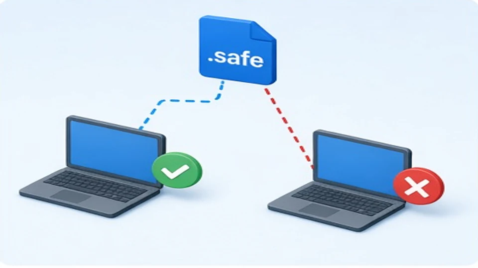 授权投资机构可查看safe尽调资料而额外未授权设备被拒绝的示意图
