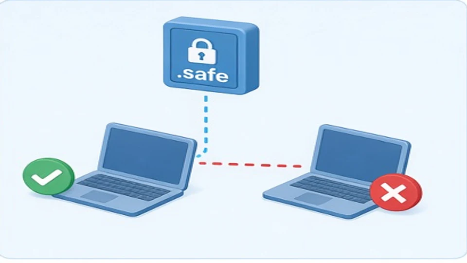 授权负责人可查看safe薪资表而额外未授权设备被拒绝的示意图