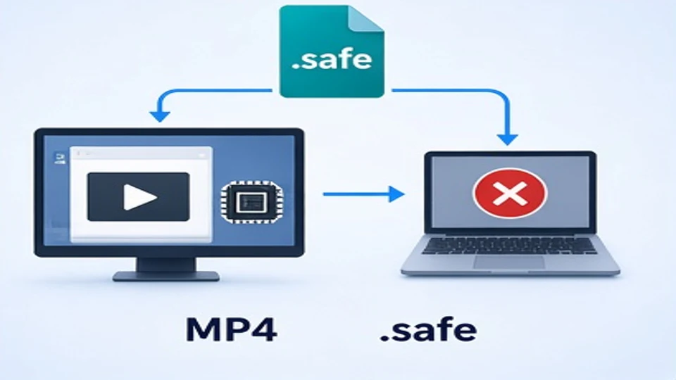 授权学员可观看safe视频而额外未授权设备被拒绝的示意图